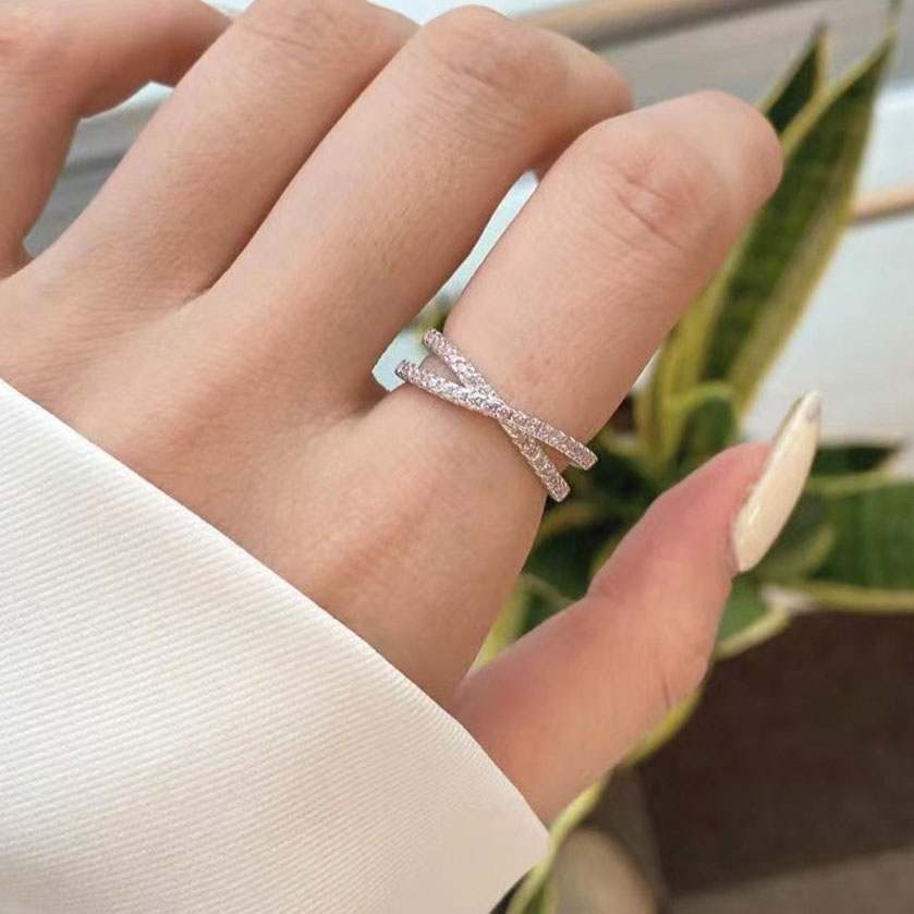 Bague en argent sterling Hola Band