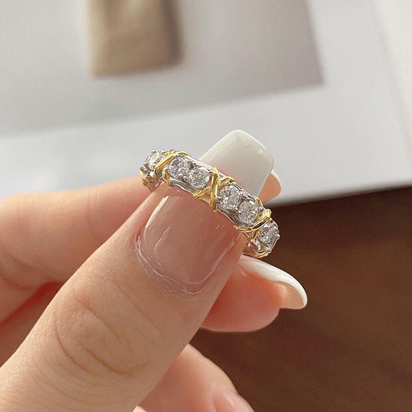 Banda de anillo de plata esterlina atemporal