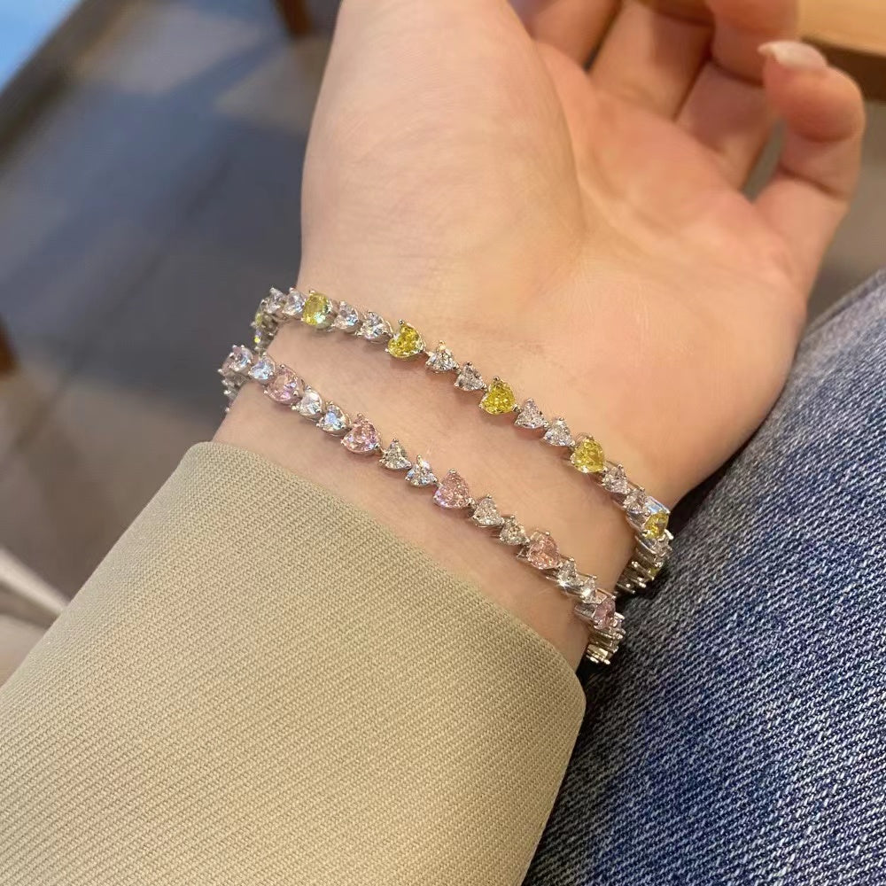 Love Me Tennis Bracelet Argent Massif 4mm