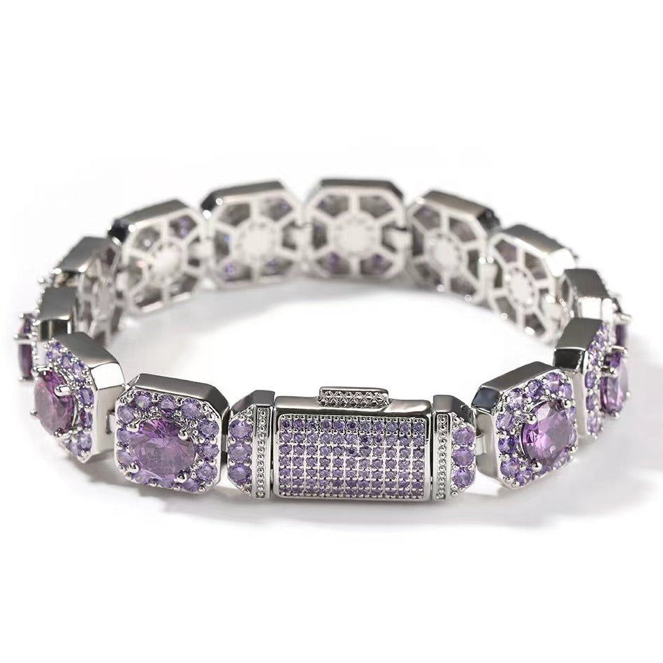 Bracelet Zircon Sucre de Roche 12MM