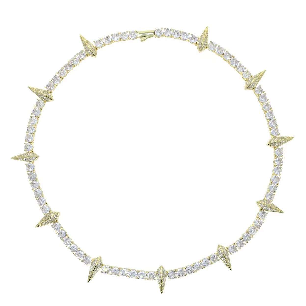 Collier Chaîne Tennis Zircon Panthère Noire