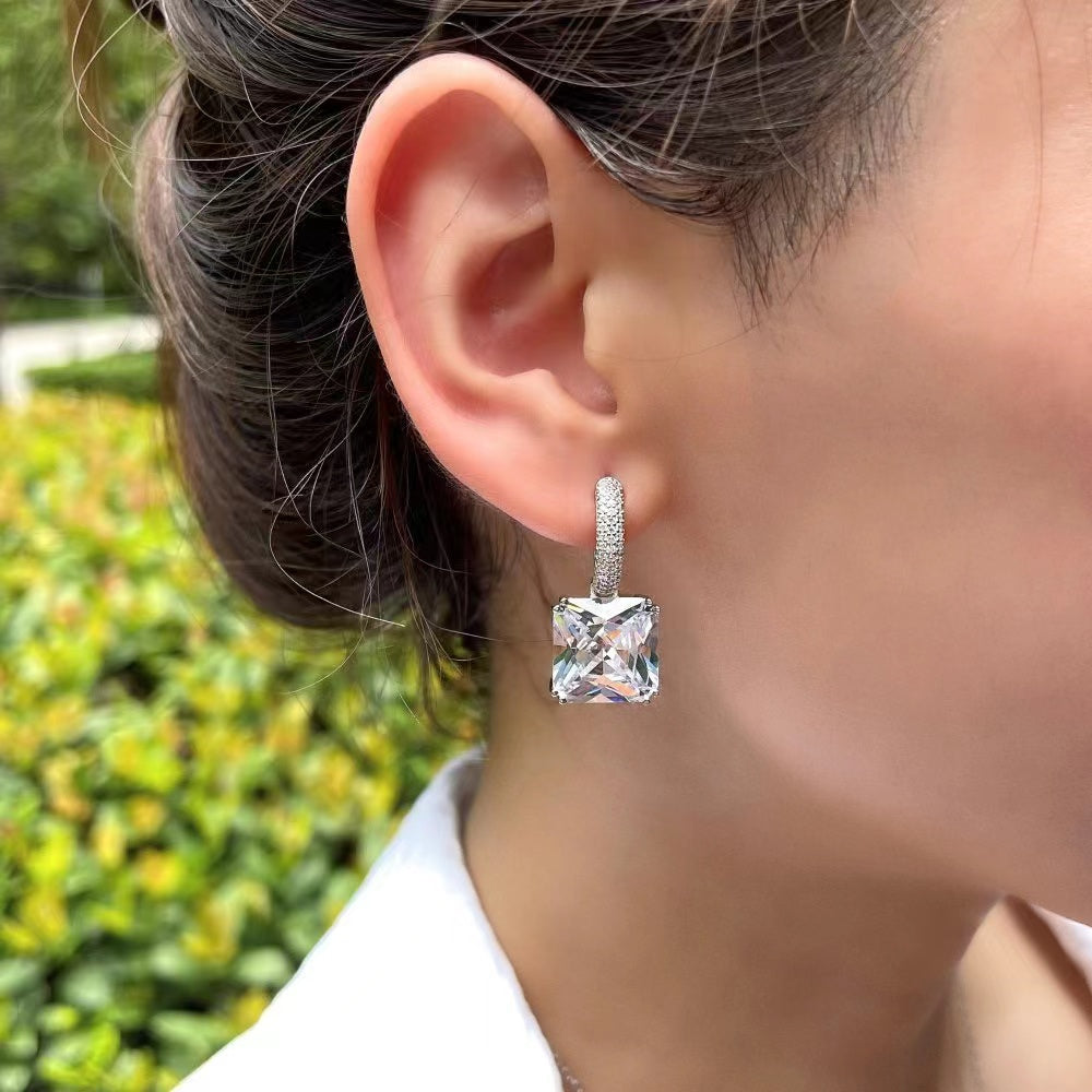 Boucles d'oreilles créoles princesse de luxe