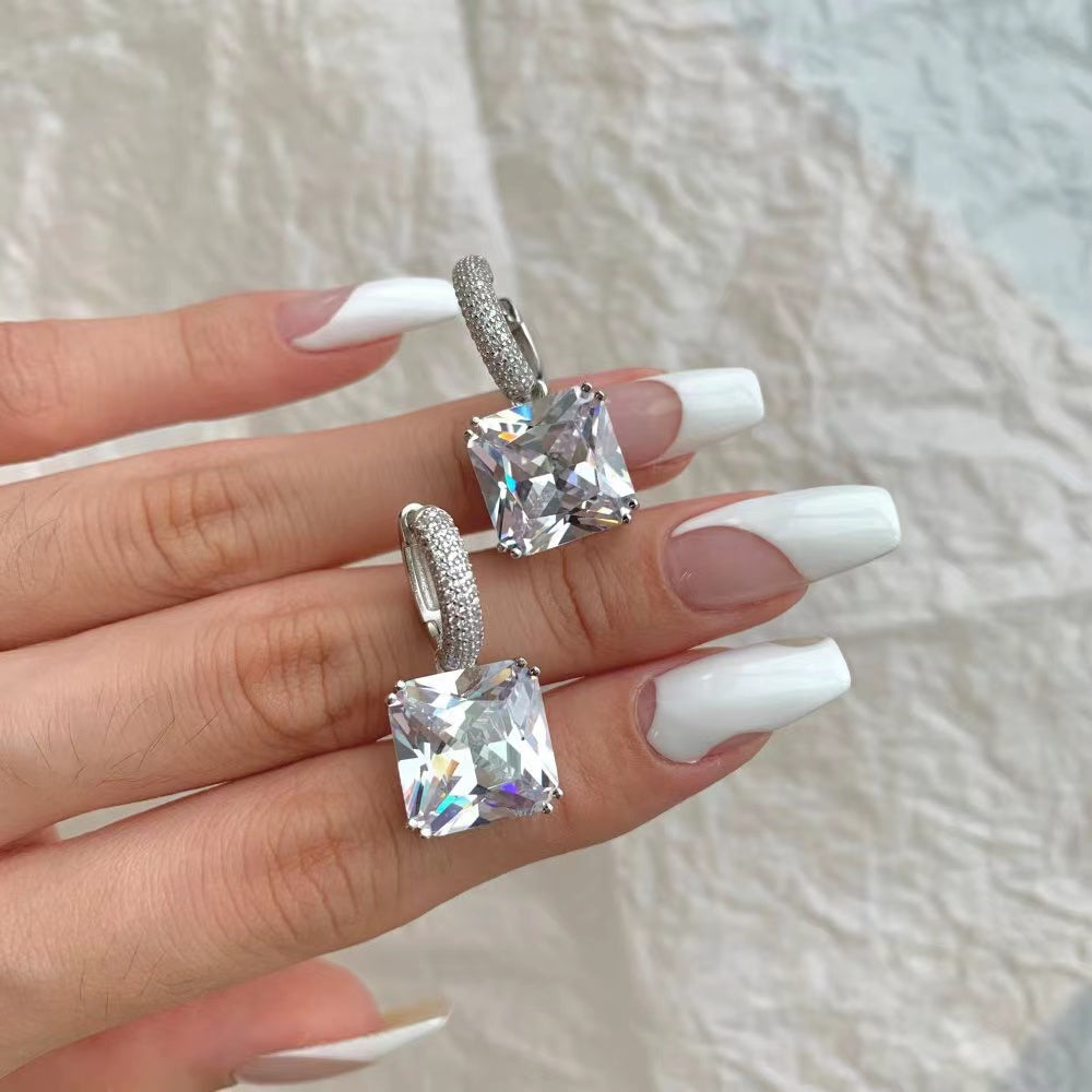 Boucles d'oreilles créoles princesse de luxe