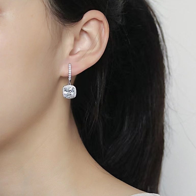 Magnifiques boucles d'oreilles en argent sterling