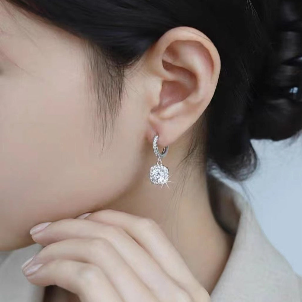 Magnifiques boucles d'oreilles en argent sterling