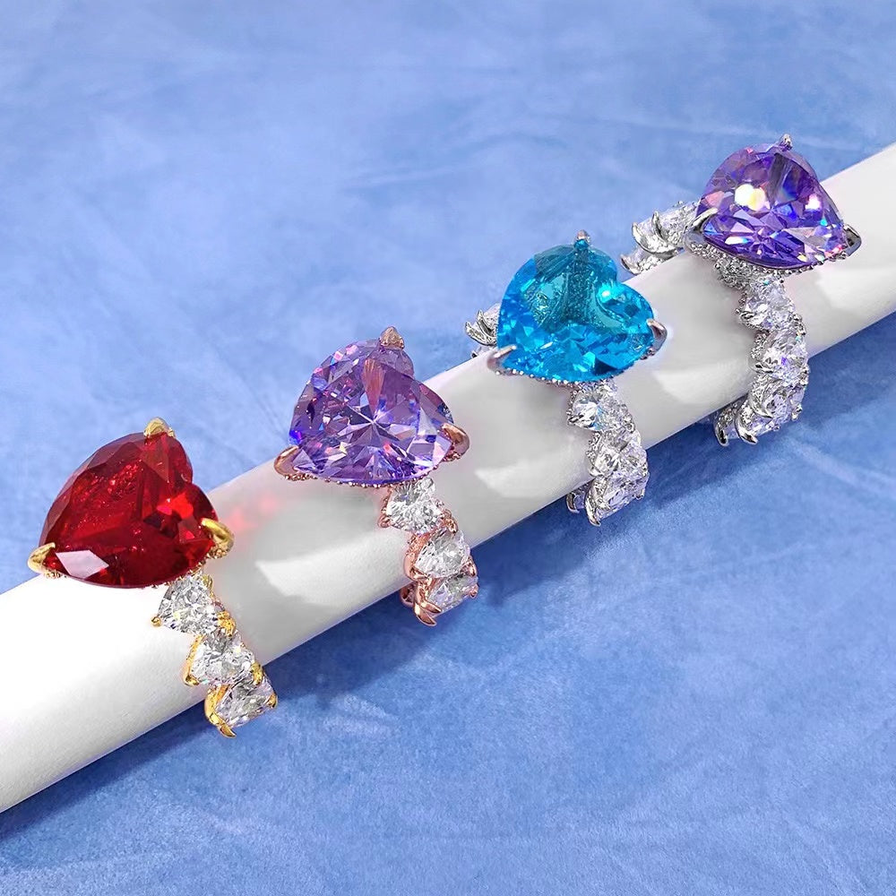 SNOW WHITE PRINCESS HEART RING