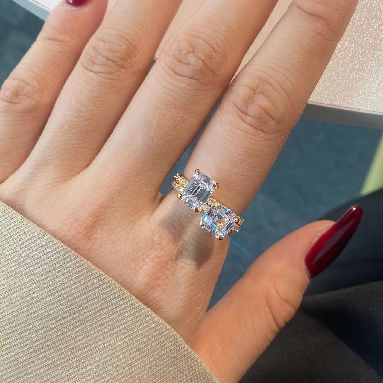 Bague Argent Massif Adore Emeraude