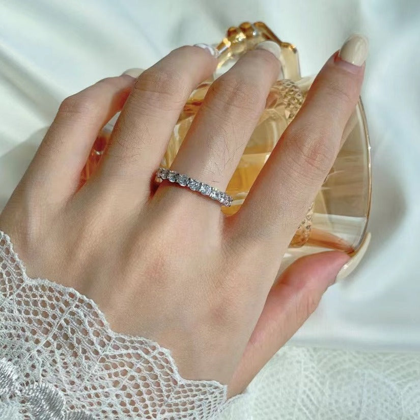 Bague en argent sterling Hola Band