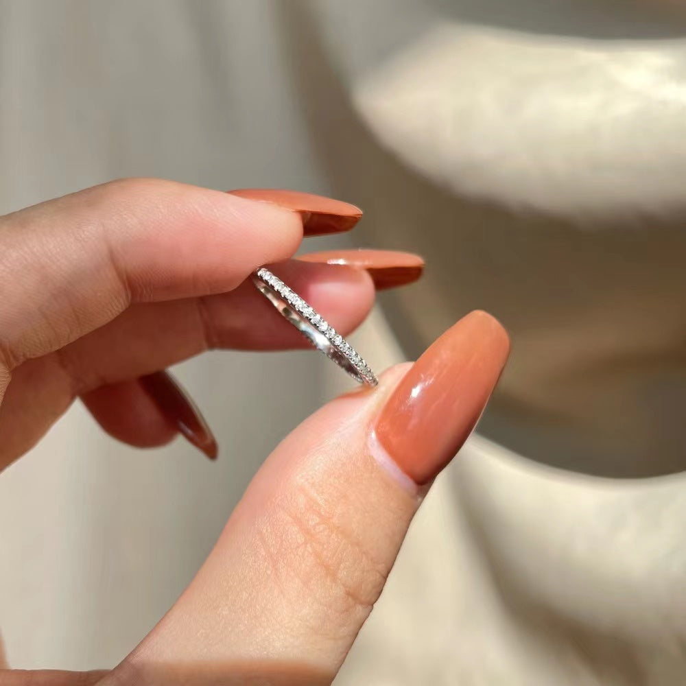 Bague en argent sterling Hola Band