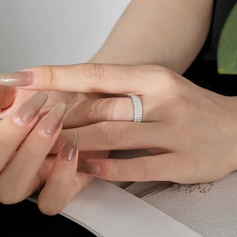 Bague en argent sterling Hola Band