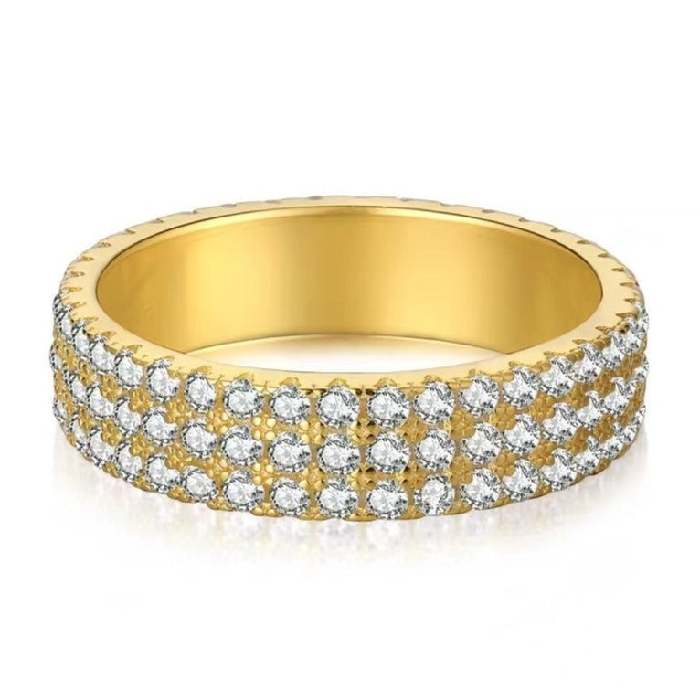 Bague en argent sterling Hola Band