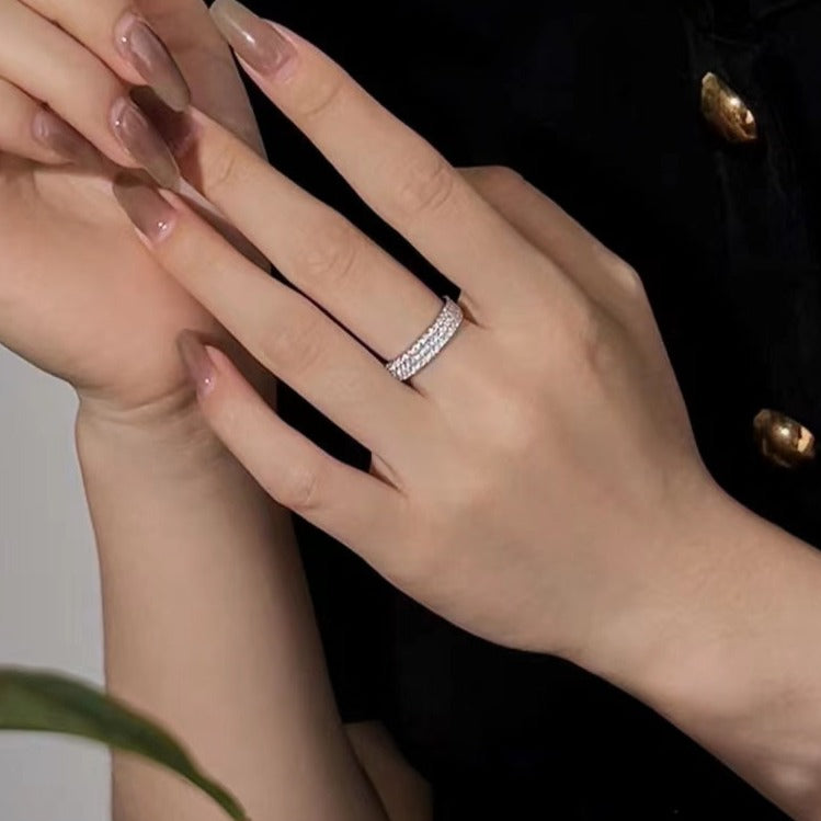 Bague en argent sterling Hola Band