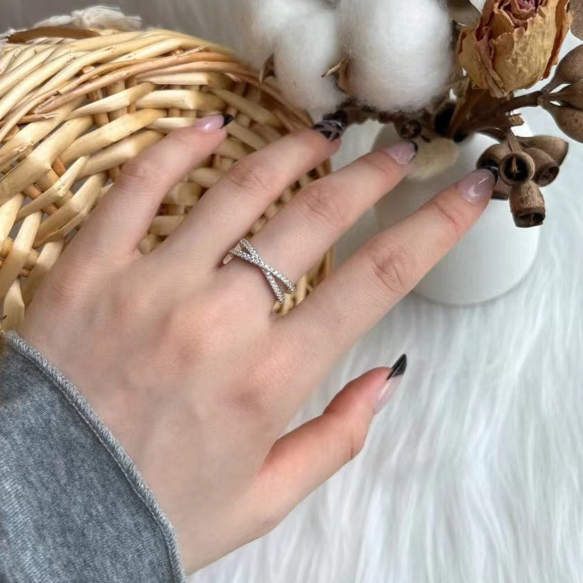 Bague en argent sterling Hola Band