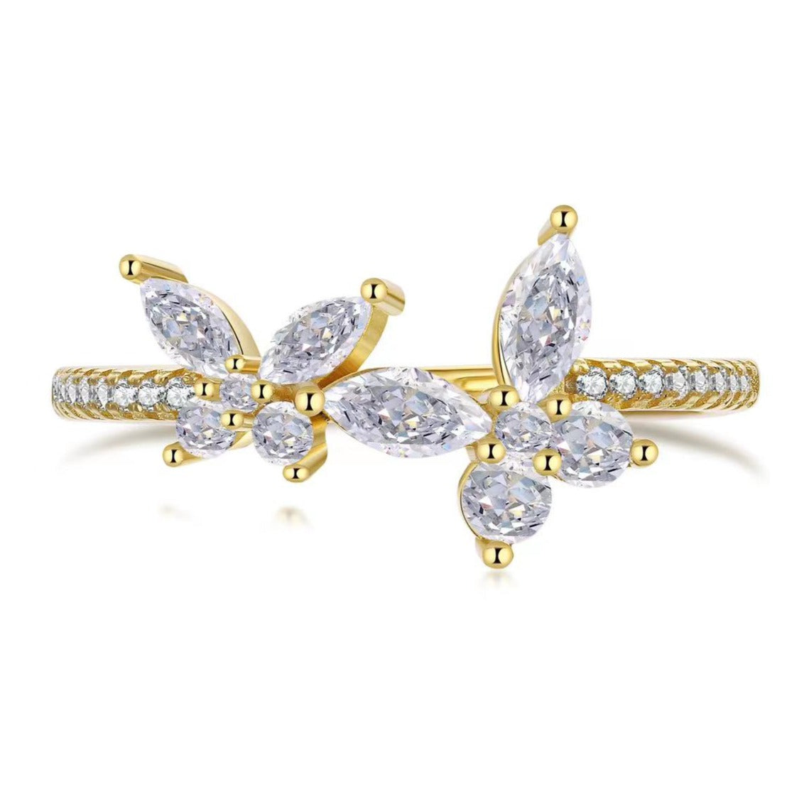 Bague en argent sterling éblouissante Argent