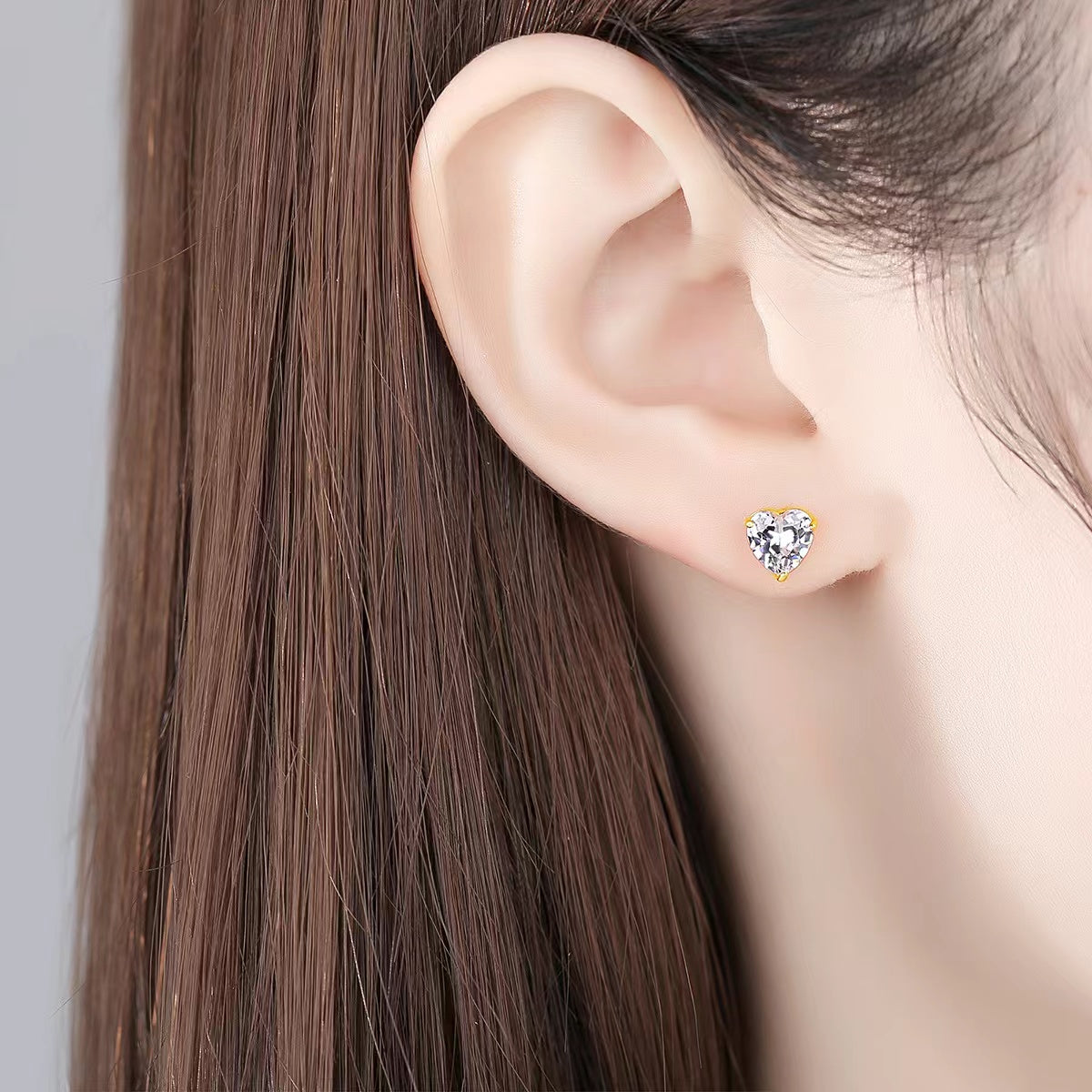 Boucles d'Oreilles Poire Zircon