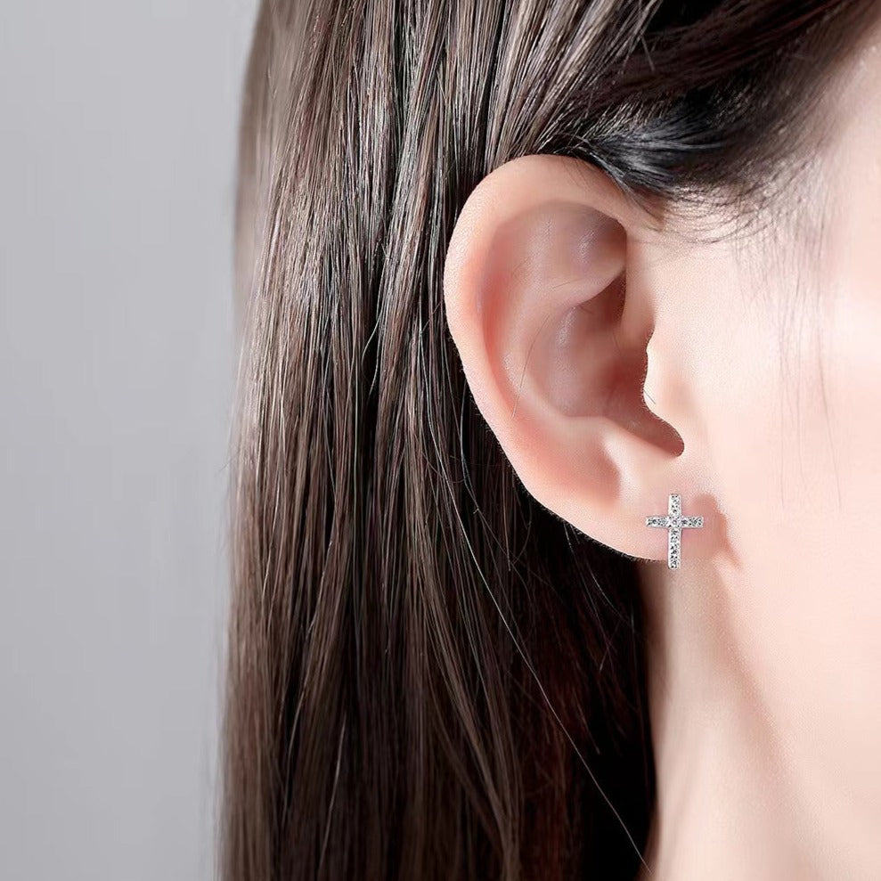 Boucles d'Oreilles Coeur Zircon