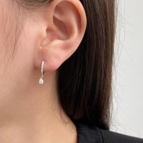 Boucles d'oreilles en argent sterling Aglint Love