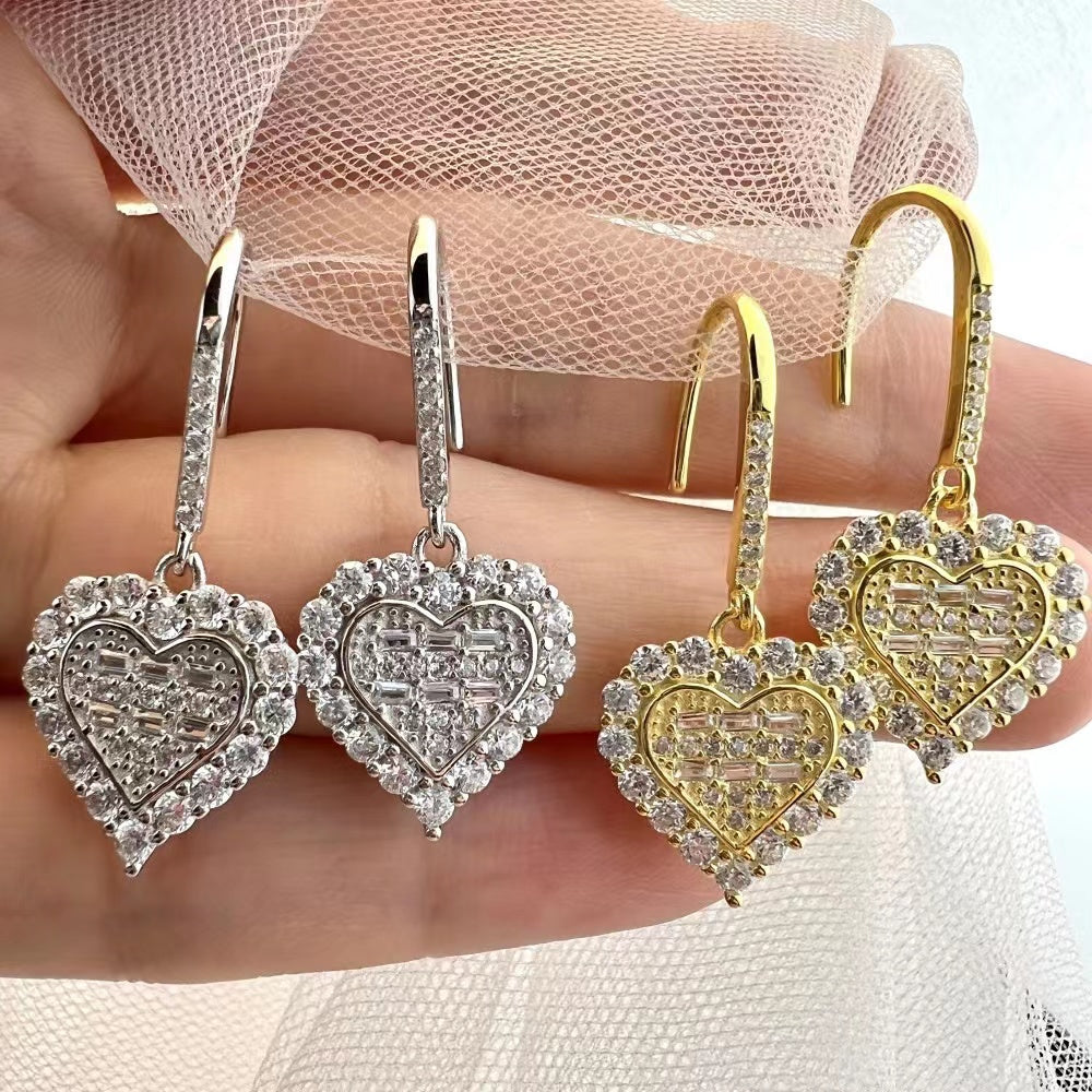 Boucles d'oreilles en argent sterling Aglint Love