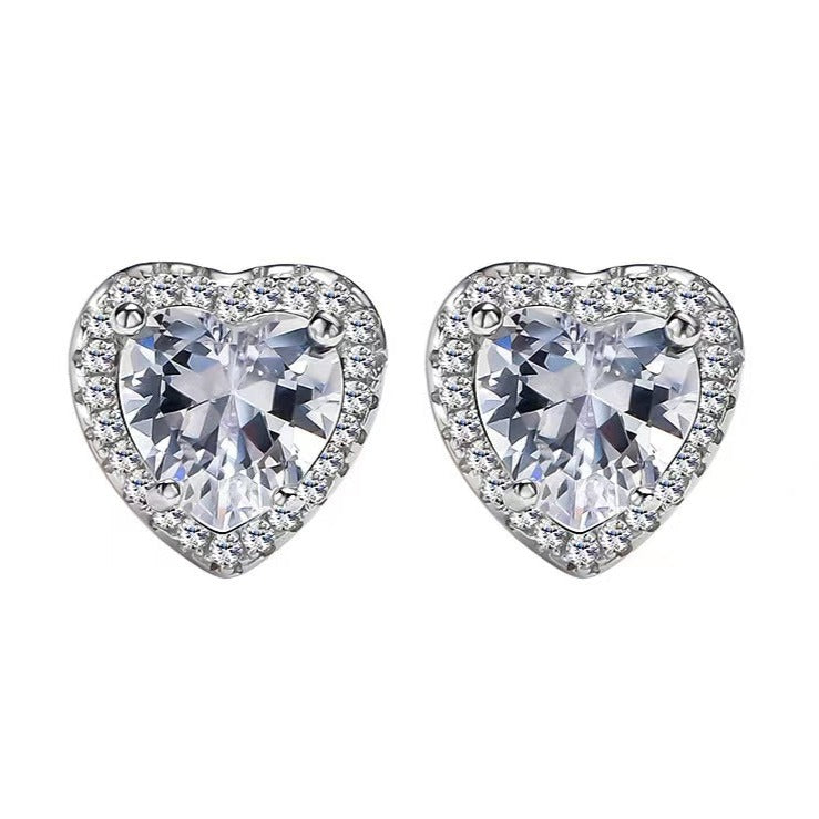 Boucles d'oreilles en argent sterling Aglint Love