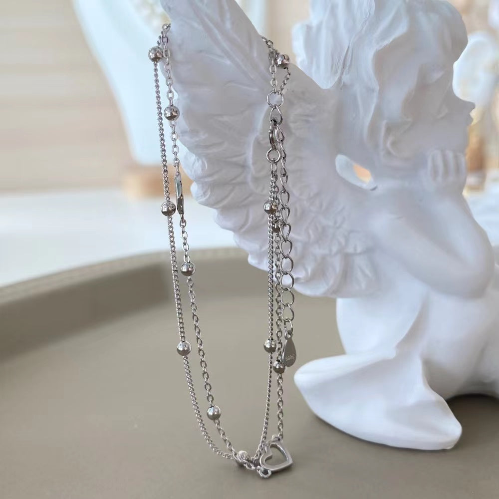 Bracelet Coeur Radiant Zircon Argent Sterling