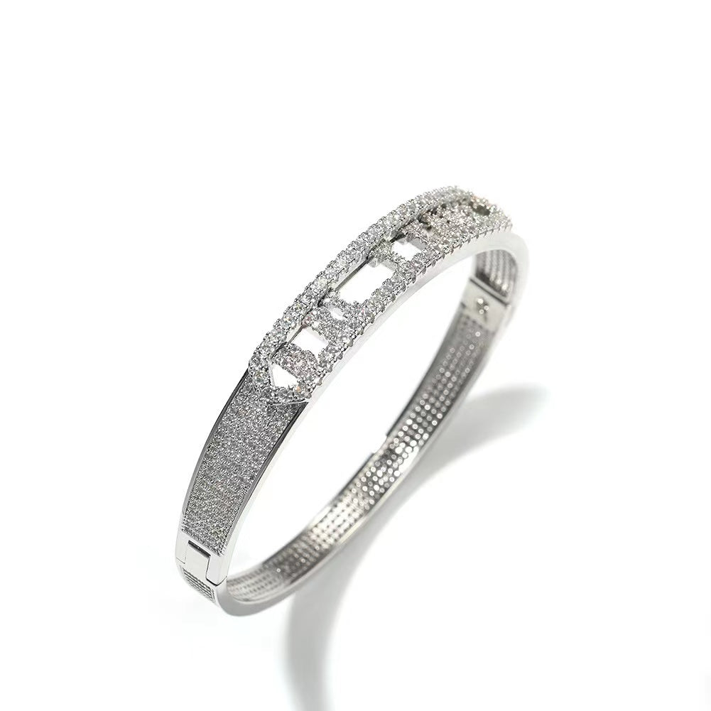 Bracelet Jonc Baguette Coeur