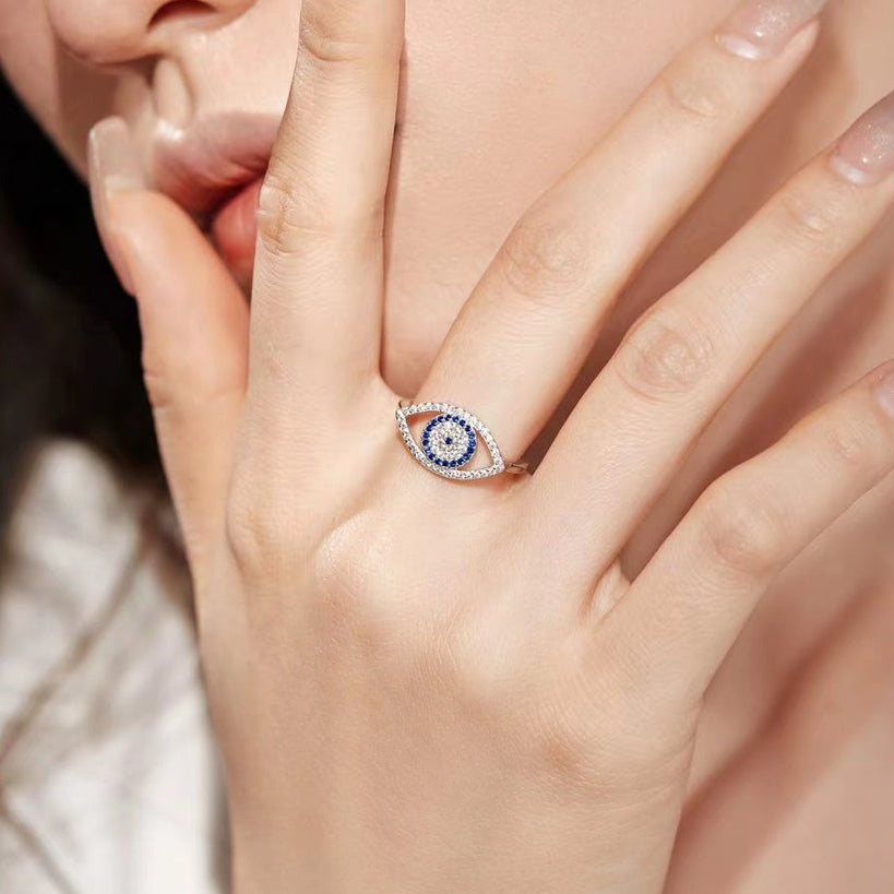 Bague en argent sterling Hola Band