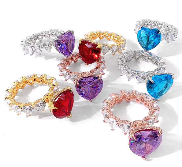 SNOW WHITE PRINCESS HEART RING