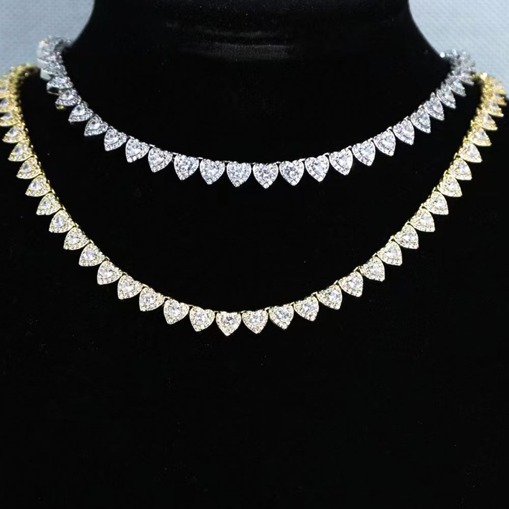 Collier Zircon Coeur Glint 7MM