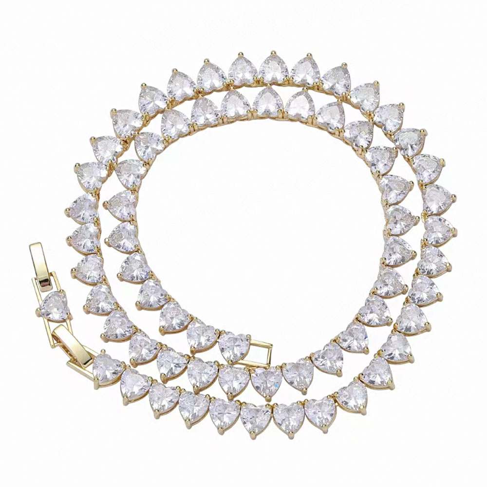 Collier Zircon Coeur