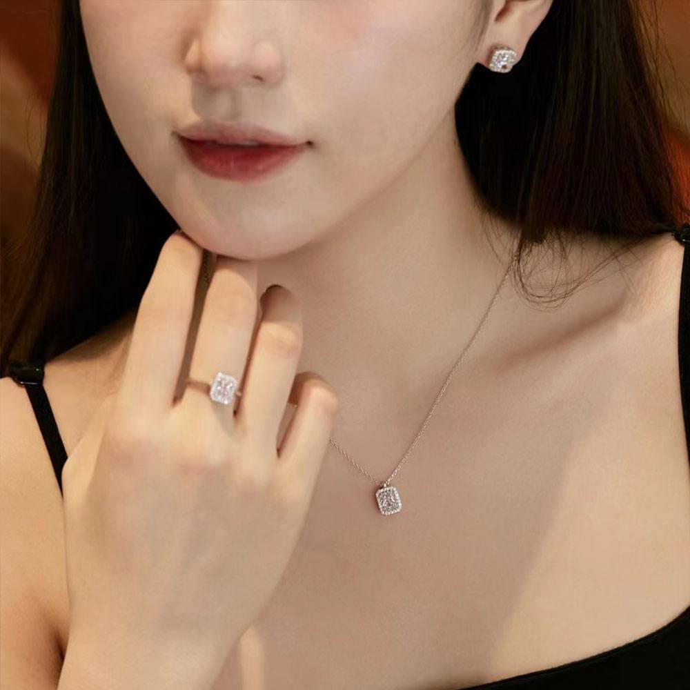 Julia Sterling Silver Jewelry Set+Gift Box