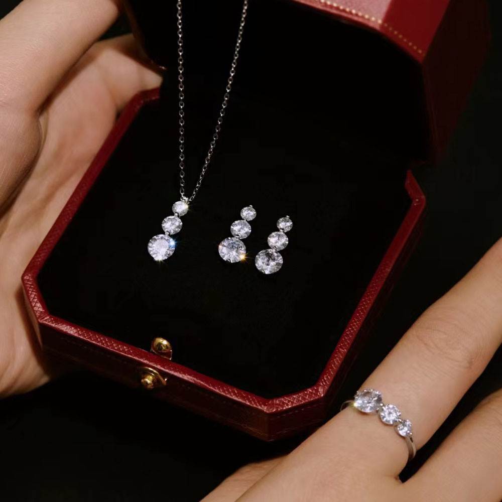 Lilis Sterling Silver Jewelry Set+Gift Box