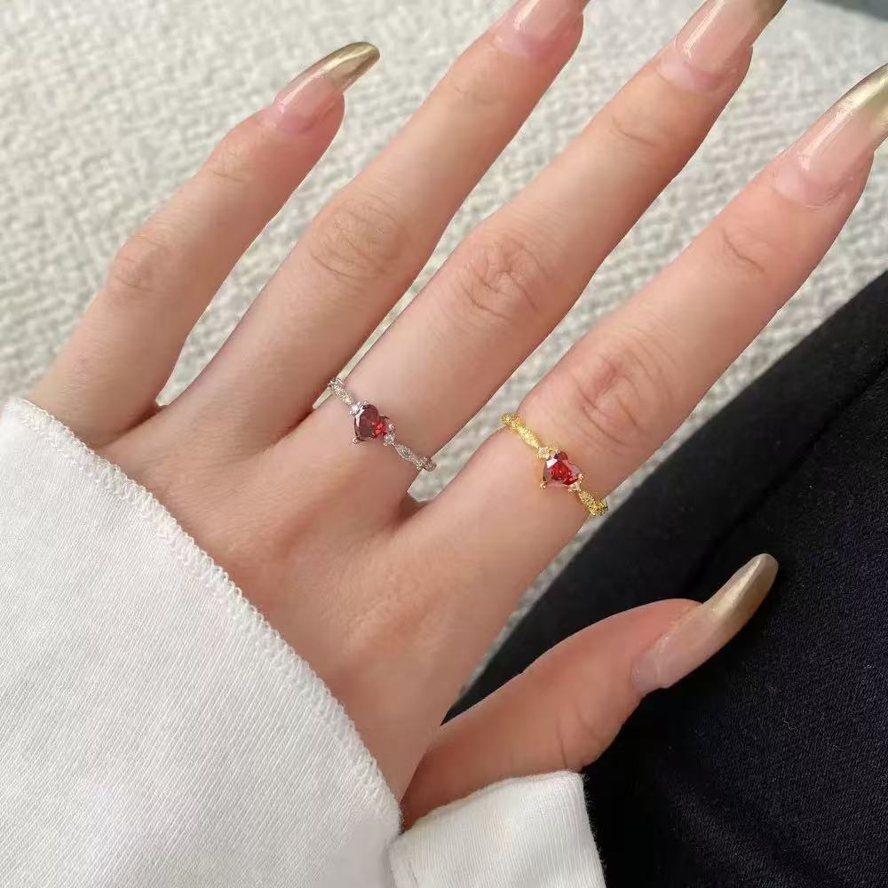 Anneau de coeur d'amour fantastique