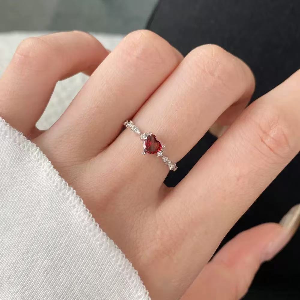 Anneau de coeur d'amour fantastique