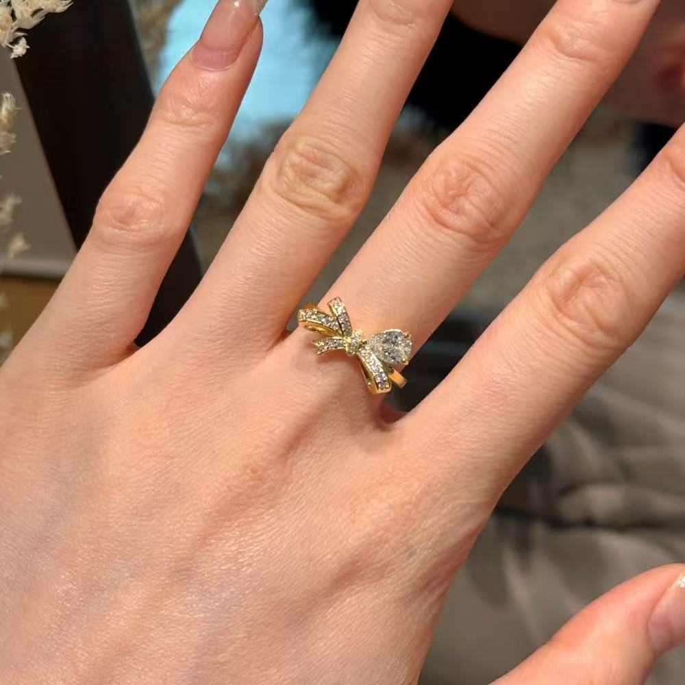 MONA BOW RING GOLD