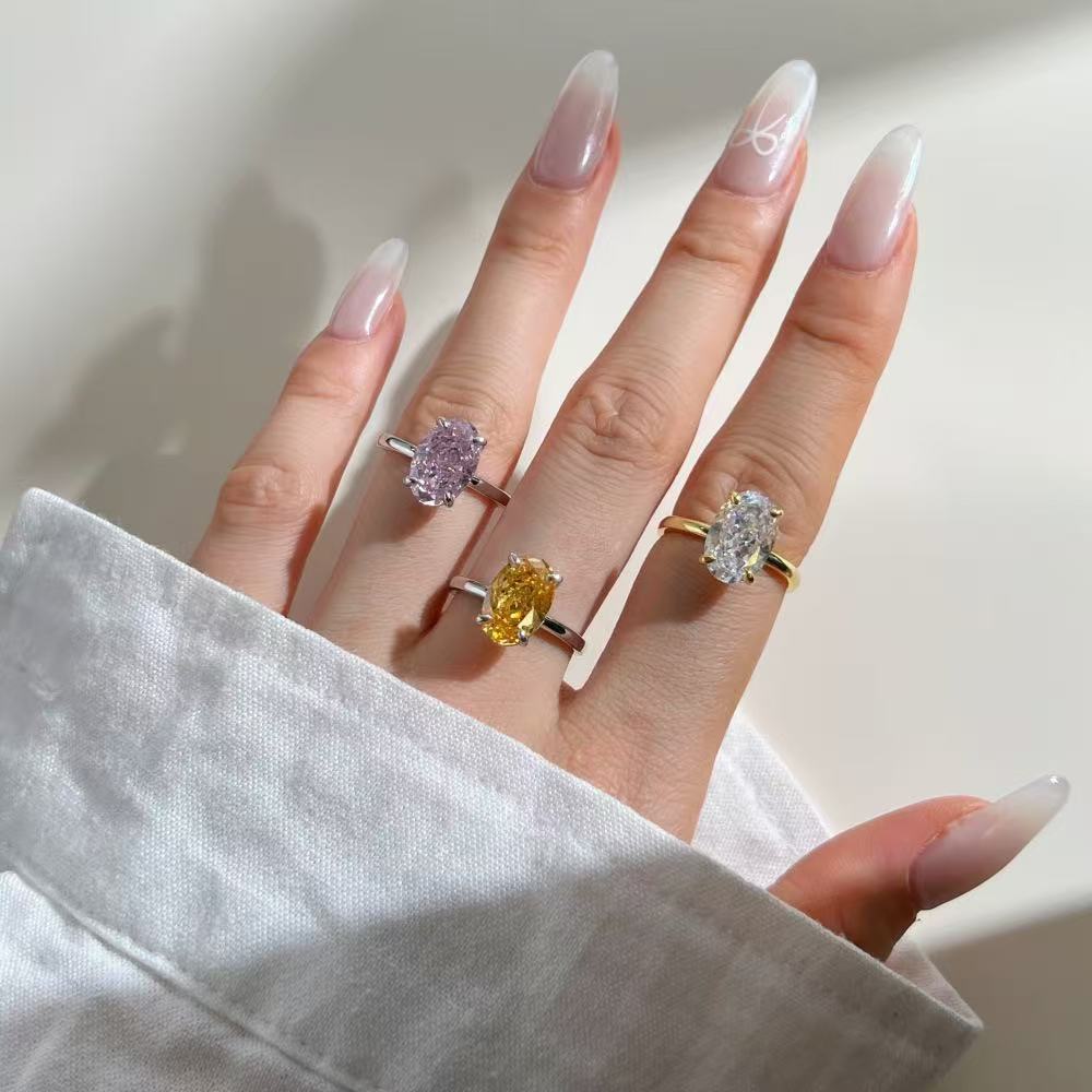 Bague en argent sterling chérie