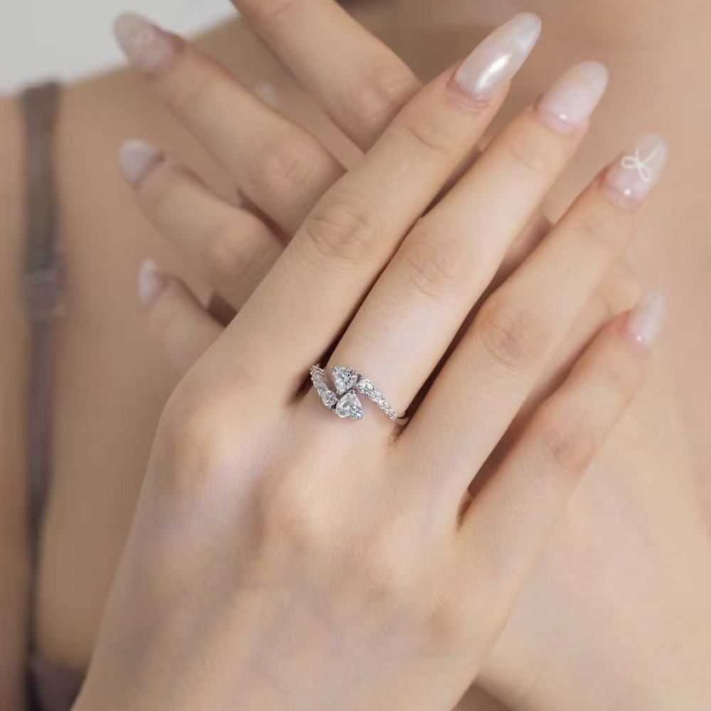 Bague déesse en argent sterling