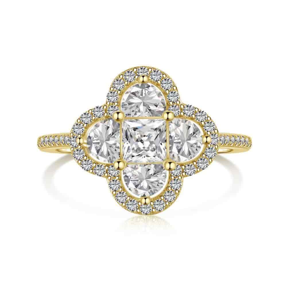 Bague en argent sterling éblouissante Argent