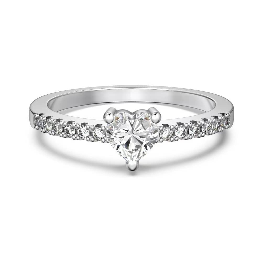 Bague premier amour en argent sterling