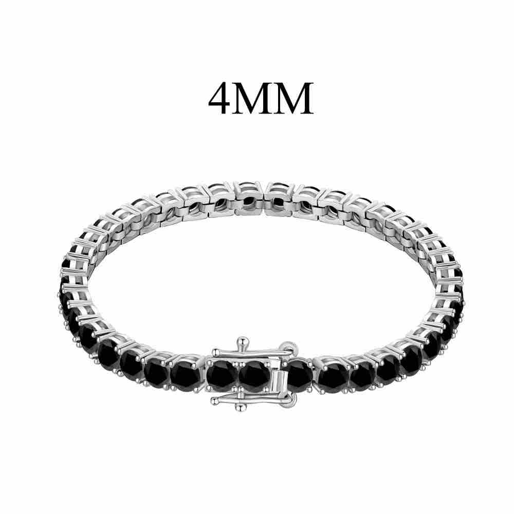 Bracelet de tennis en argent sterling Modern City