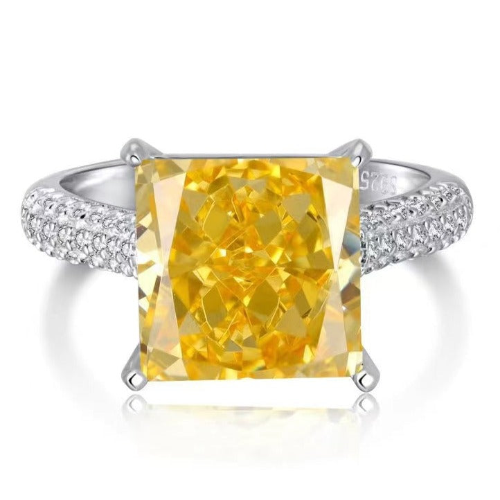 Bague en argent sterling lune de miel