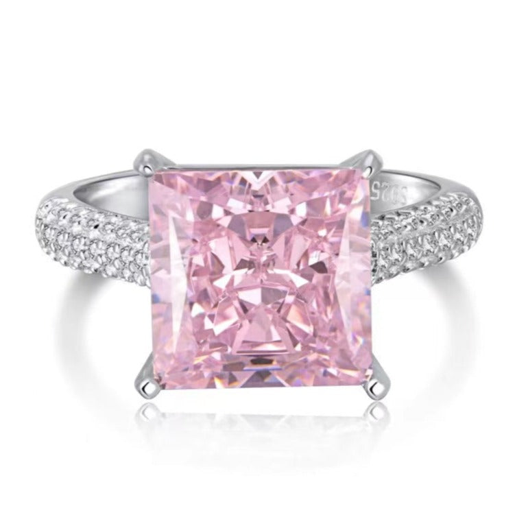 Bague en argent sterling lune de miel