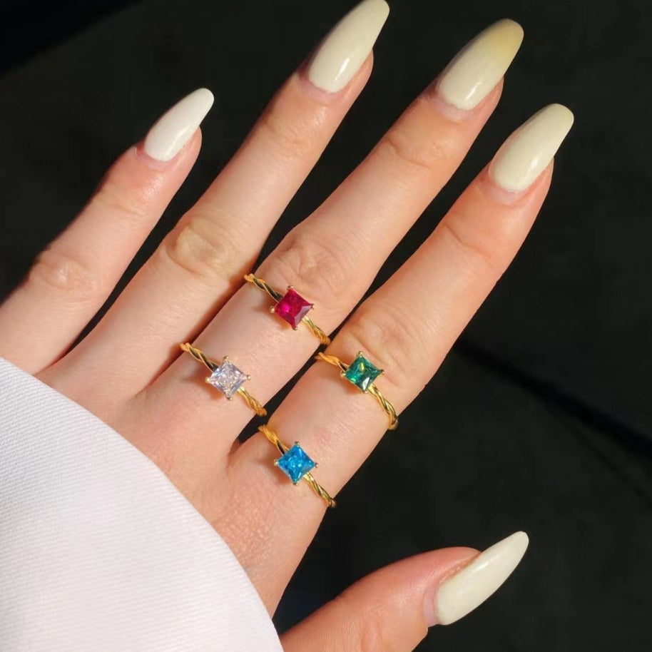 Bague en argent sterling jamais démodée