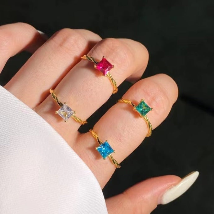 Bague en argent sterling jamais démodée