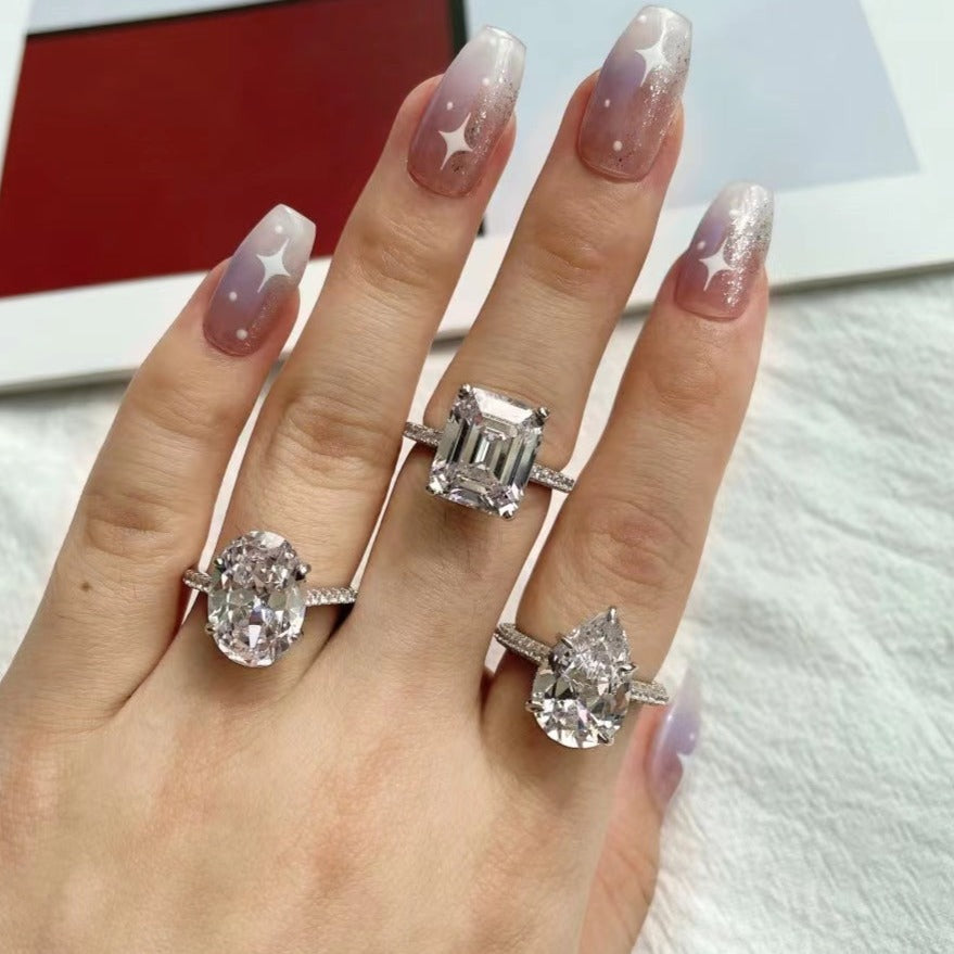 Anillo de plata de ley con el mejor amor