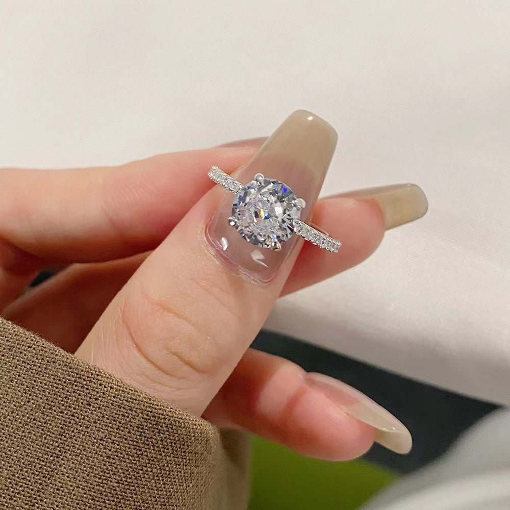 Adore Bague Argent Massif Ronde