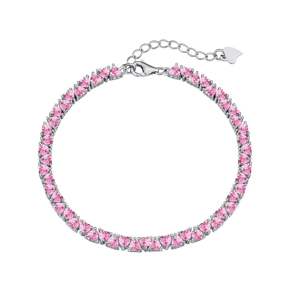 Bracelet tennis Endless Love en argent sterling