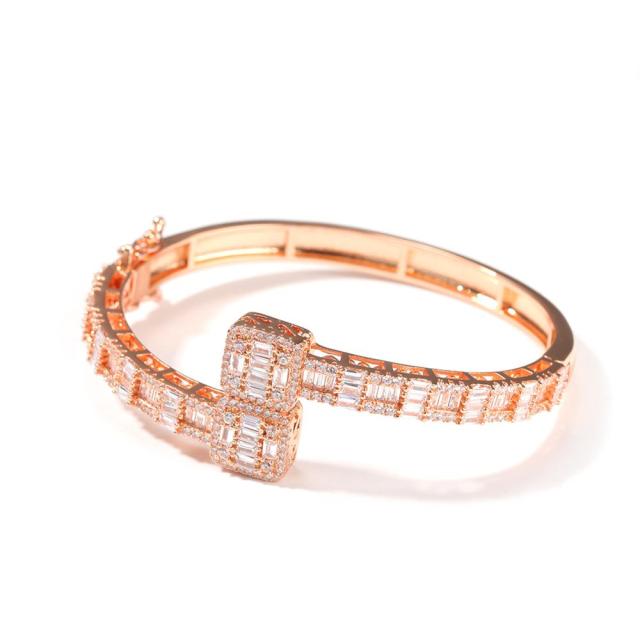 Bracelet manchette baguette