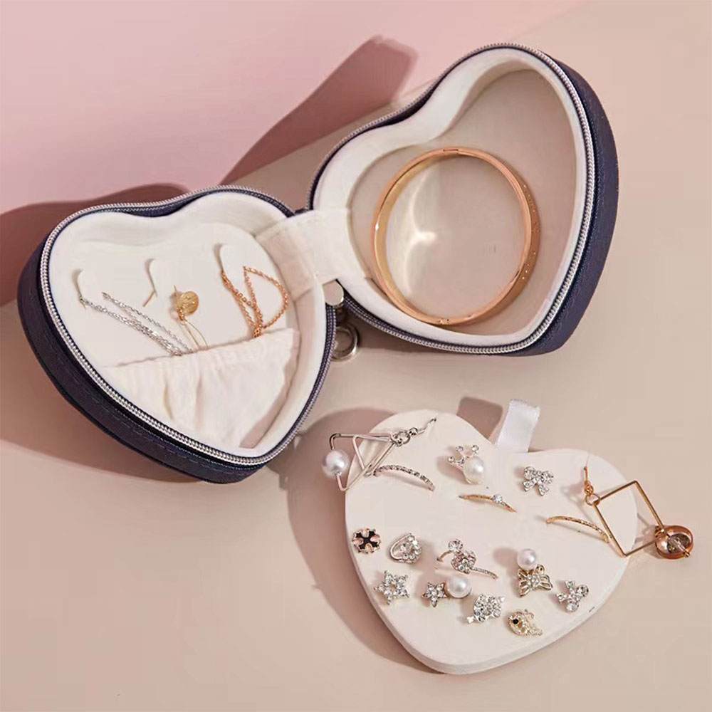 Heart Jewelry Case Box