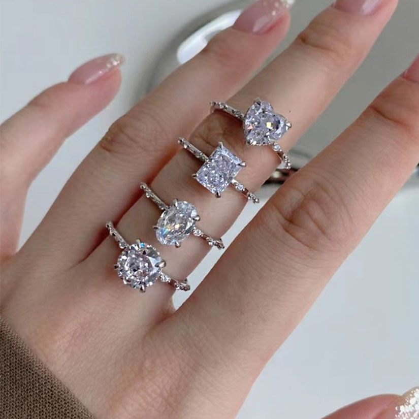 Precious love Bague Argent Massif Ronde