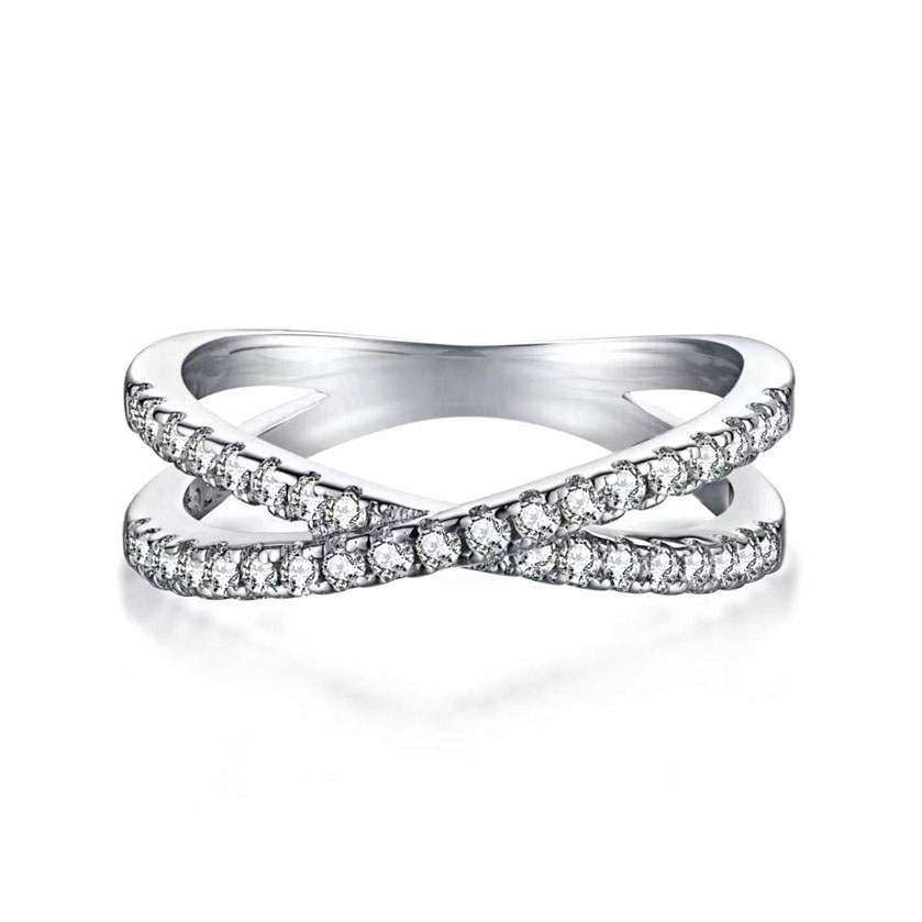 Bague en argent sterling Hola Band